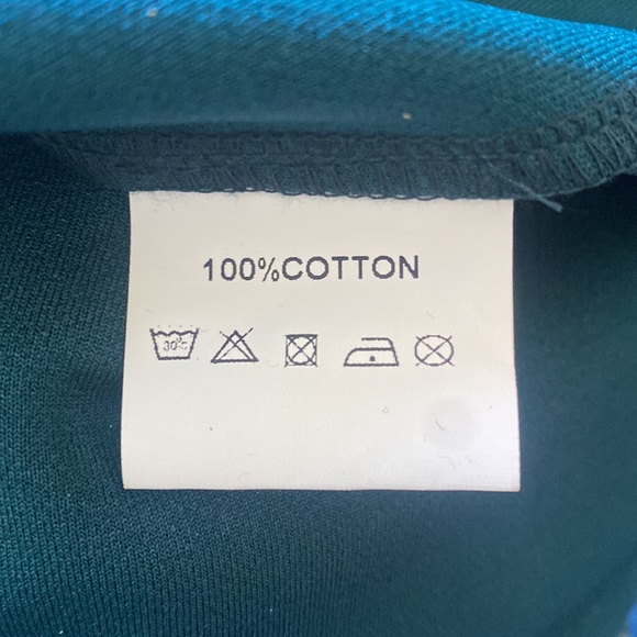 TRIBALBYN GREEN SPARKLY 3/4 SLEEVE WRAP DRESS MEDIUM NEW - Picture 11 of 12